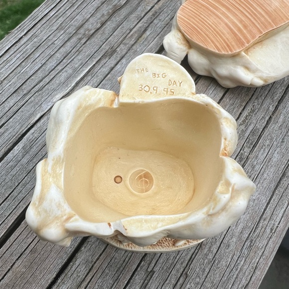 1995 Harmony Kingdom Ed’s Safari Elephant Trinket Box Wild Ones Preowned Resin - Picture 10 of 16